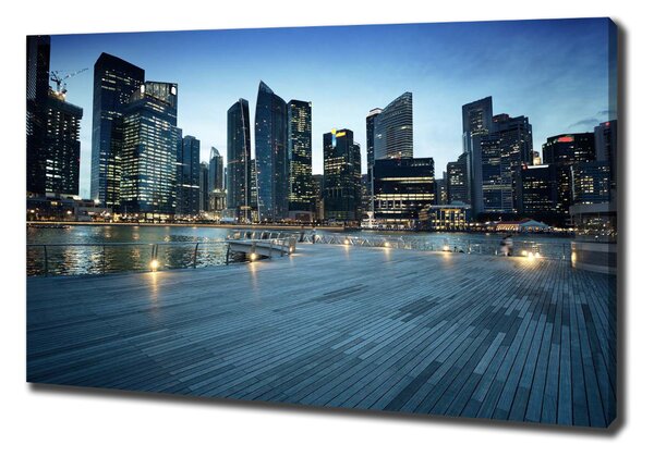 Print pe pânză Singapore timp de noapte