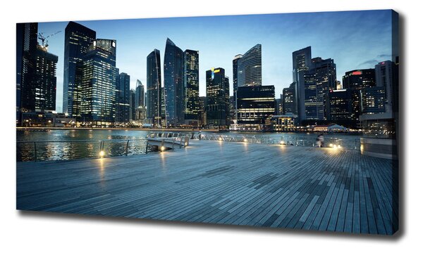 Print pe pânză Singapore timp de noapte