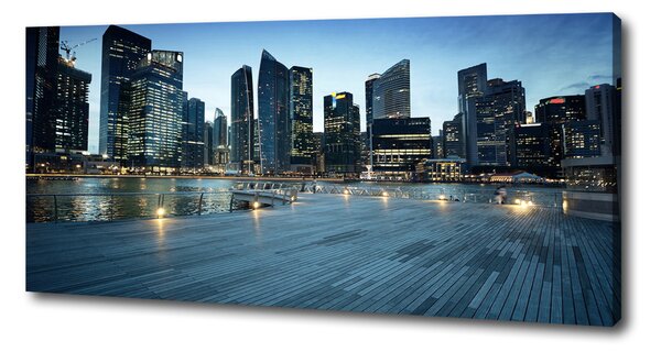 Print pe pânză Singapore timp de noapte