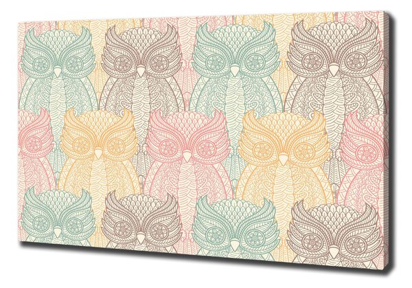 Pictură pe pânză Owls