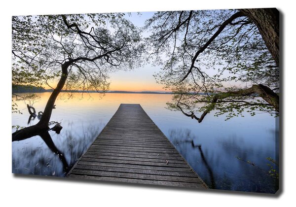 Print pe canvas Pier pe lac