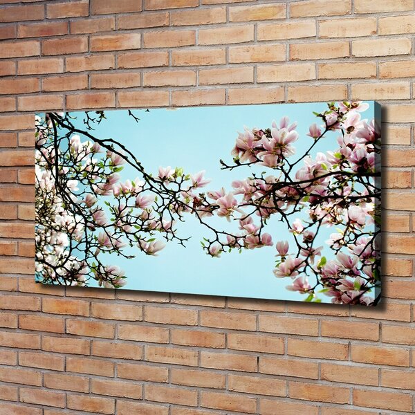 Tablou pe pânză flori magnolia