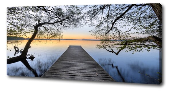 Print pe canvas Pier pe lac
