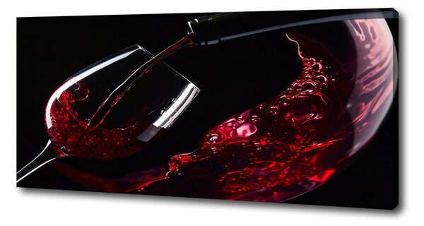 Imprimare tablou canvas vin rosu