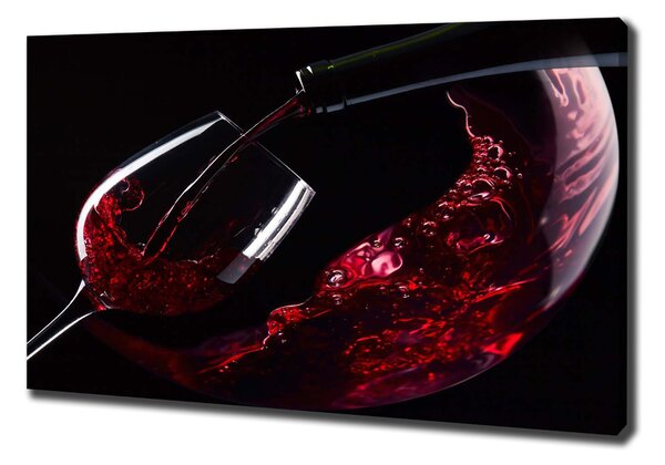 Imprimare tablou canvas vin rosu