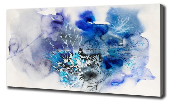 Tablou pe pânză canvas flori abstracte