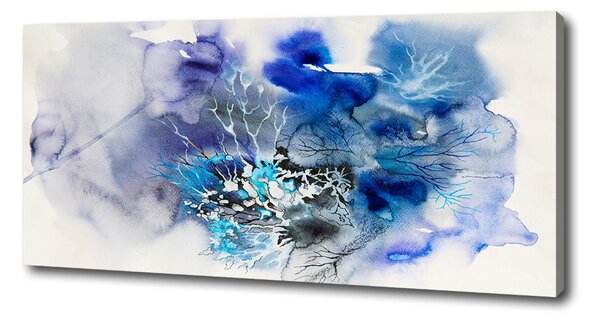 Tablou pe pânză canvas flori abstracte