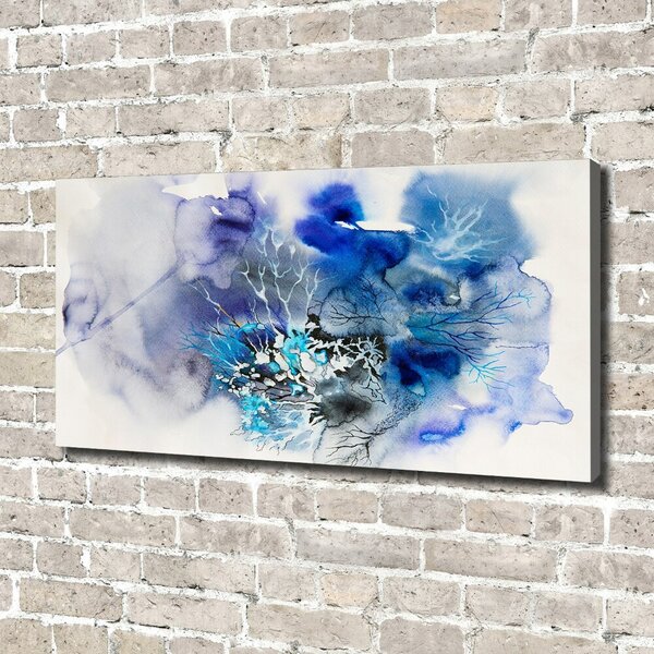 Tablou pe pânză canvas flori abstracte