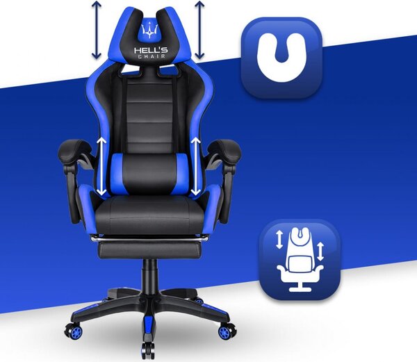 Scaun de gaming HC-1039 Blue