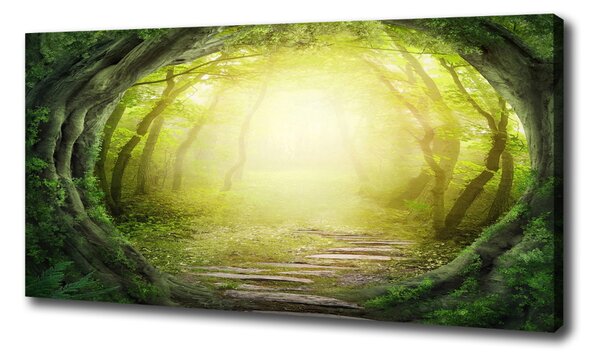 Print pe canvas Tunel de copaci