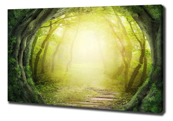 Print pe canvas Tunel de copaci