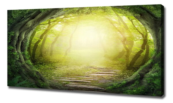Print pe canvas Tunel de copaci