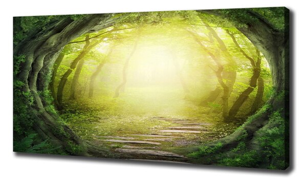 Print pe canvas Tunel de copaci