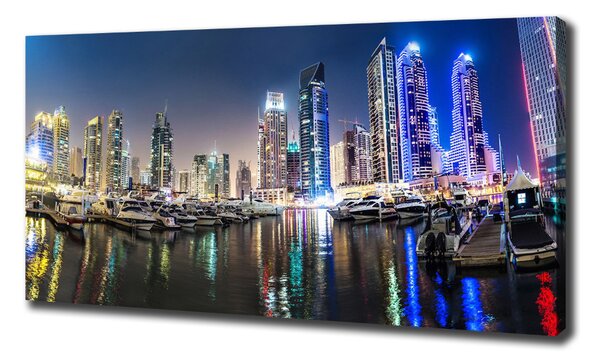 Tablou pe pânză Dubai timp de noapte