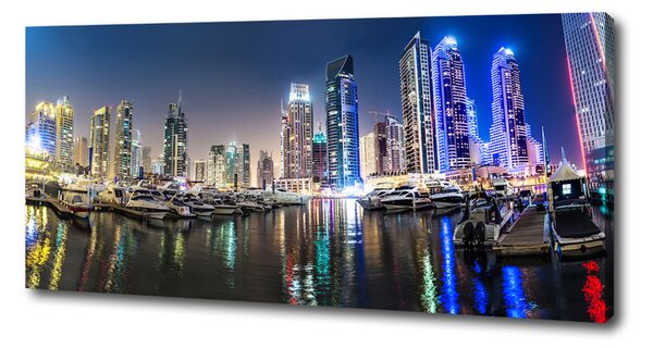 Tablou pe pânză Dubai timp de noapte