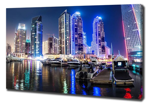 Tablou pe pânză Dubai timp de noapte