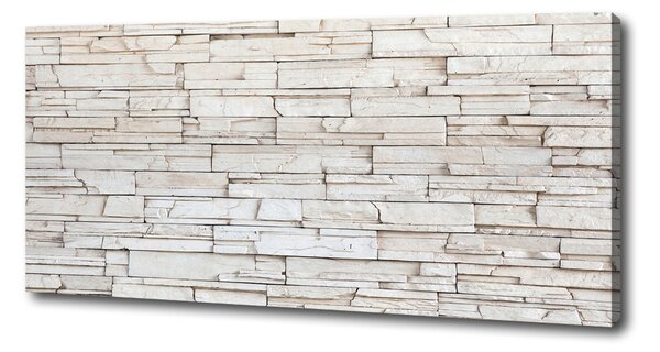 Imprimare tablou canvas zid de piatra alba