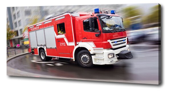 Tablouri tipărite pe pânză Mașină de pompieri