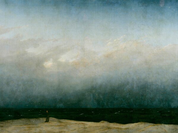 Artă imprimată Monk by the Sea (Vintage Seascape) - Caspar David Friedrich, (40 x 30 cm)
