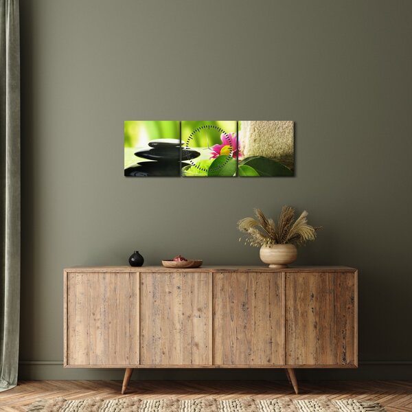Tablou cu unelte pentru masaj (cu ceas) (90x30 cm)
