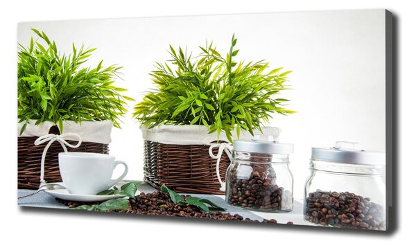 Tablou pe pânză canvas Temă cu cafea