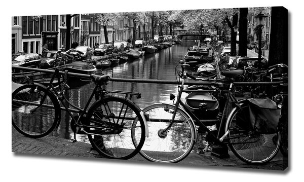 Print pe pânză biciclete Amsterdam