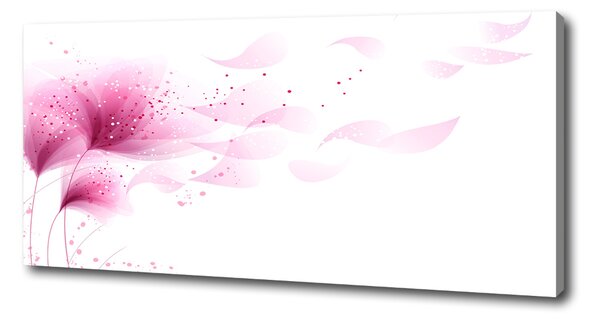 Tablou canvas floare roz