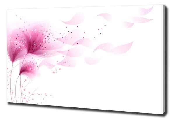 Tablou canvas floare roz