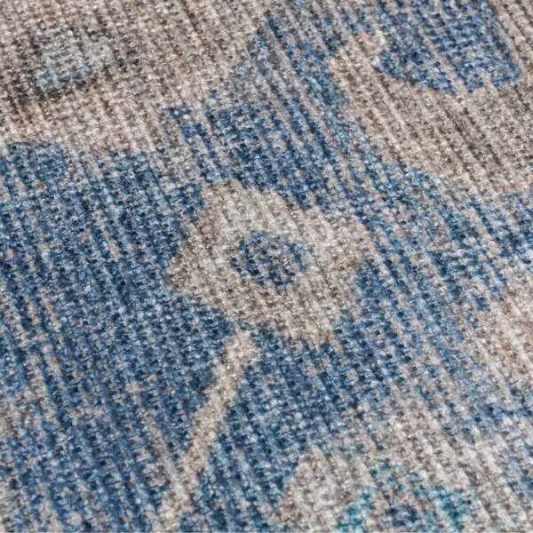 Covor albastru lavabil 190x290 cm Orelia Global – Flair Rugs