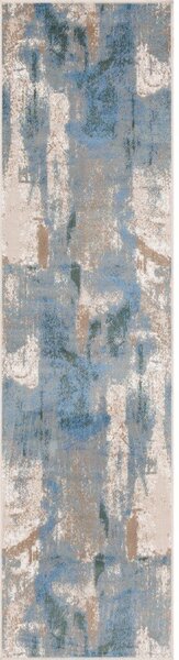 Covor tip traversă albastru deschis 80x300 cm Sensi Zashi – FD
