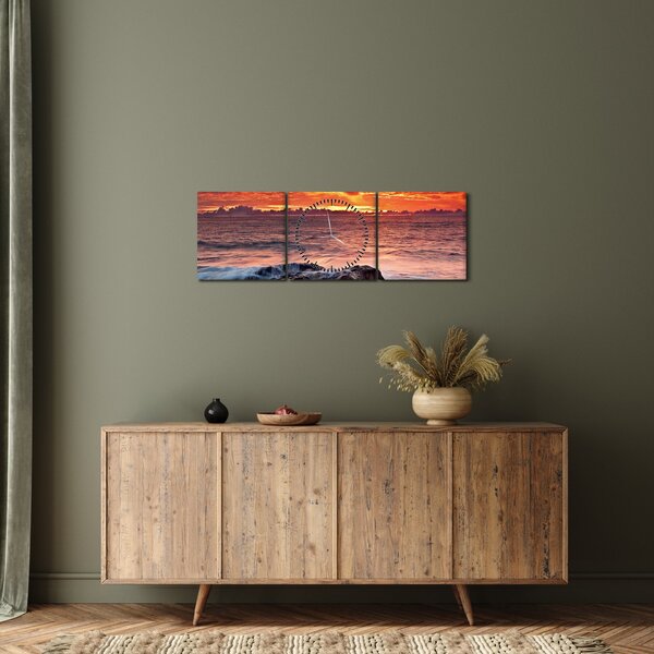 Tablou cu mare (cu ceas) (90x30 cm)