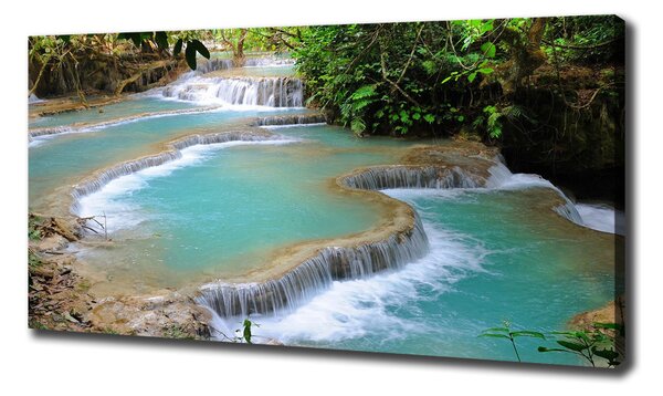 Tablouri tipărite pe pânză Cascada din pădure