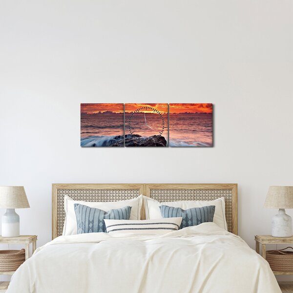 Tablou cu mare (cu ceas) (90x30 cm)