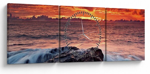 Tablou cu mare (cu ceas) (90x30 cm)