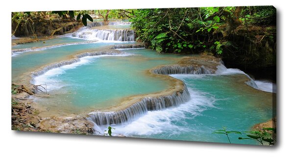 Tablouri tipărite pe pânză Cascada din pădure