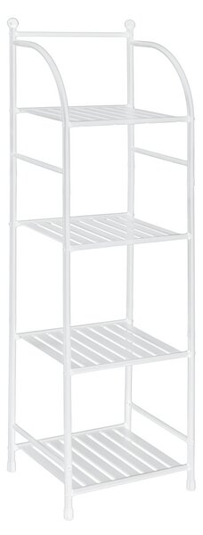 Raft metalic Haiti, 33,5x27,5x116cm, alb
