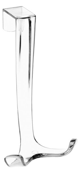 Cuier dublu de usa, PP Transparent