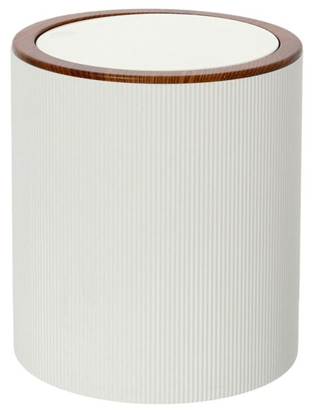 Cos de gunoi London, alb, 5L, capac basculant