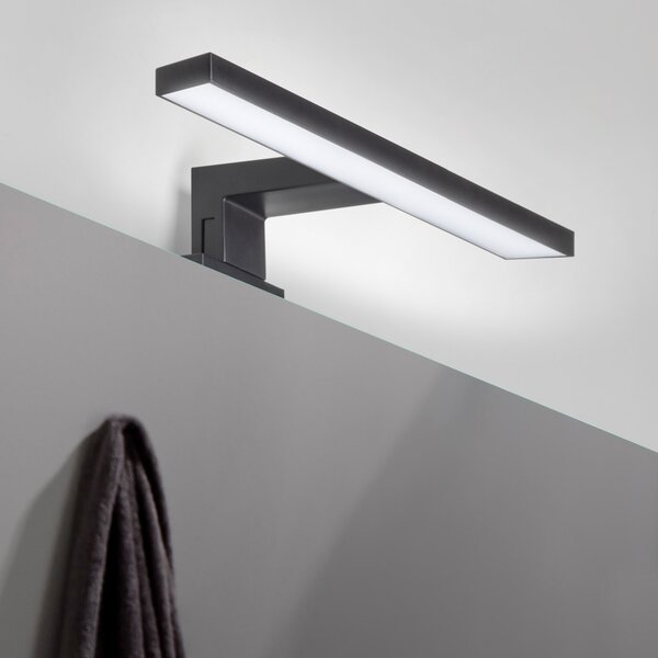 Lampa LED pentru oglinda, 5W, 30cm, negru
