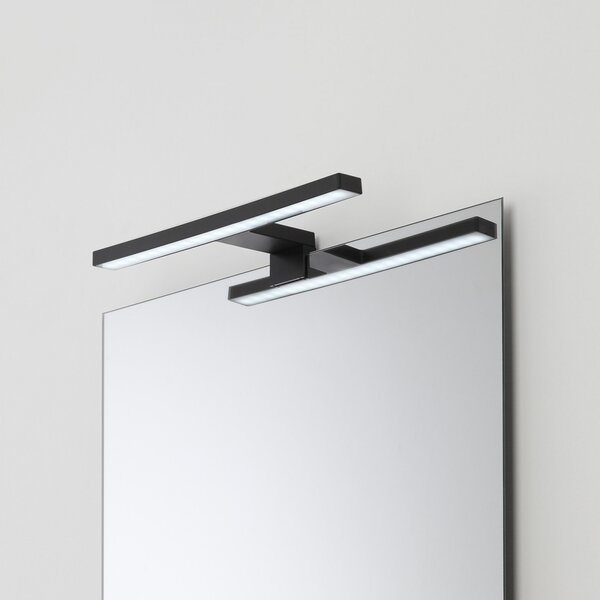 Lampa LED pentru oglinda, 5W, 30cm, negru
