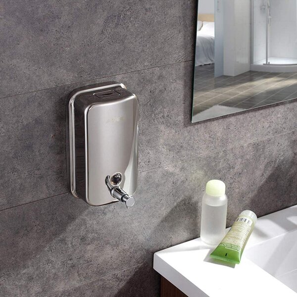 Dispenser sapun lichid, Inox, 500 ml