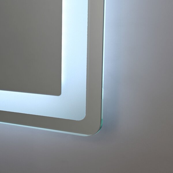 Oglinda baie cu led si buton touch, 60x80 cm