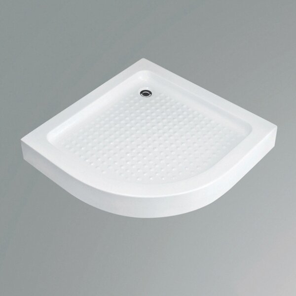 Cadita de dus semirotunda, material Acril (Dimensiuni cadita dus: 80 x 80 cm)