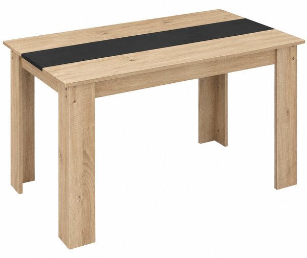 HOMCOM Masă de Dining pentru 4-6 Persoane, Masă de Bucătărie Modernă din Lemn, 120x69x75 cm, Lemn Natural | Aosom Romania