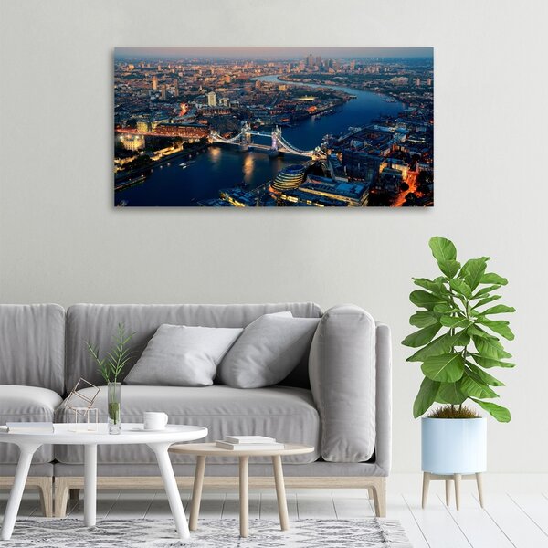 Print pe pânză vedere aeriană din Londra