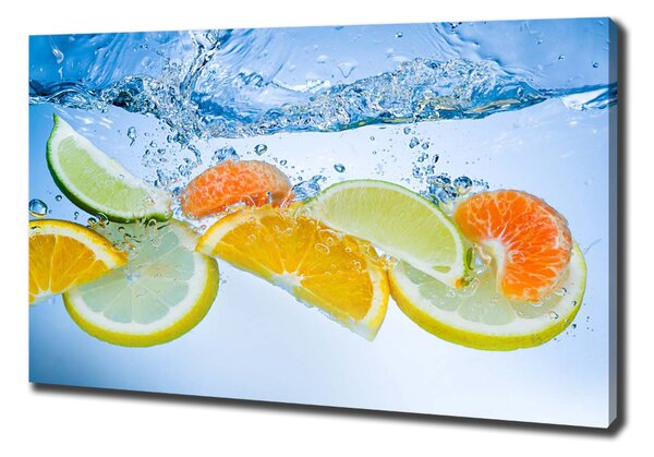 Pictură pe pânză Citrus sub apă