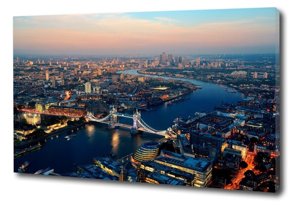 Print pe pânză vedere aeriană din Londra