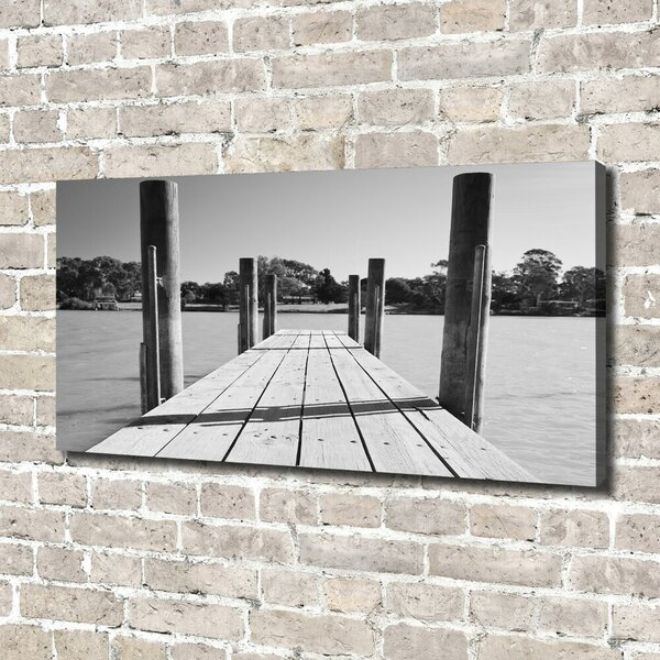 Print pe canvas debarcader din lemn