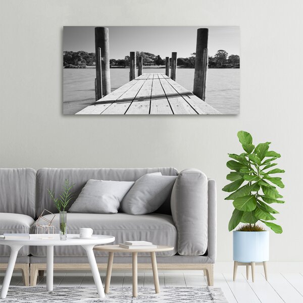 Print pe canvas debarcader din lemn