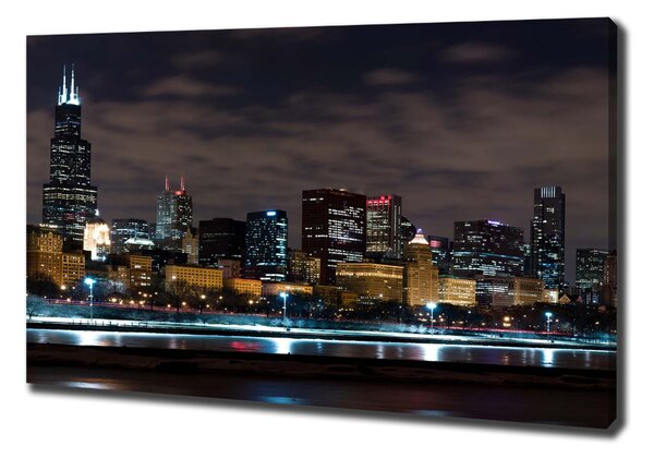 Print pe canvas Chicago noaptea